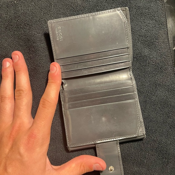 Gucci Jumbo GG Bifold Wallet Grey - Picture 4 of 6